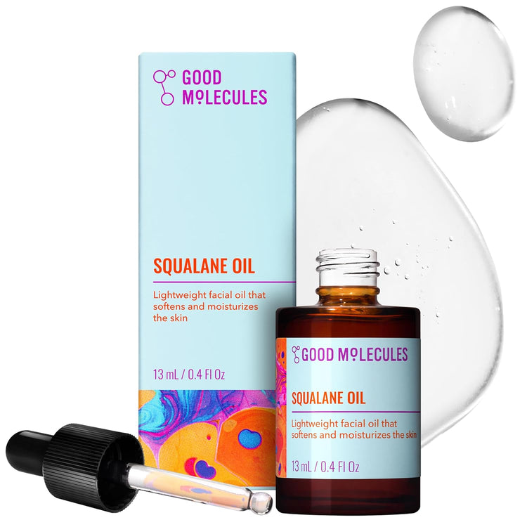 Squalane Oil - 100% Natural Squalane Oil Non-Greasy Moisturizer for Face, Skin, and Hair - Skin Firming, Ultra Hydrating Facial Skin Care