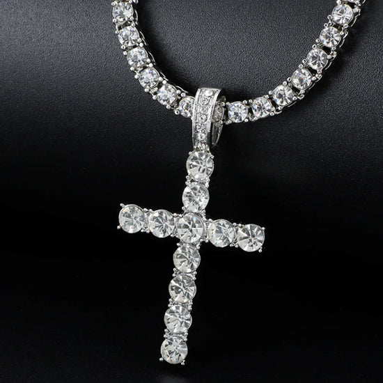 Shiny Cross Pendant Necklace