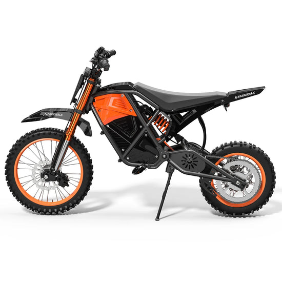 Fat Tire Electric Dirt Bike 15"/16" | 48V 3000W Mid-Drive Motor for Teens & Adults