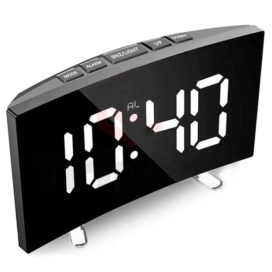 Sleek Mirror Alarm Clock