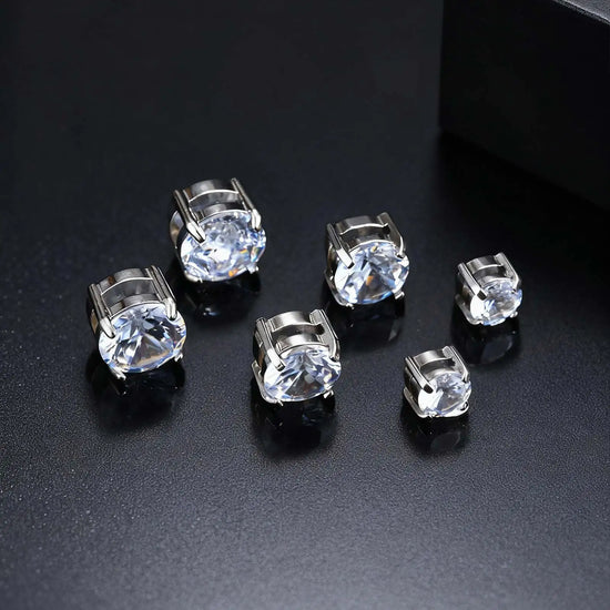 Magnetic Non-Piercing Ear Clips – Stainless Steel Fashion Earrings