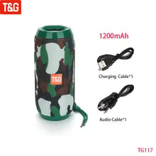 Portable Bluetooth Speaker – 360° Sound, IPX5 Waterproof & 10-Hour Battery