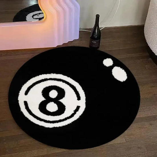 Cozy Billiards-Style Living Room Rug