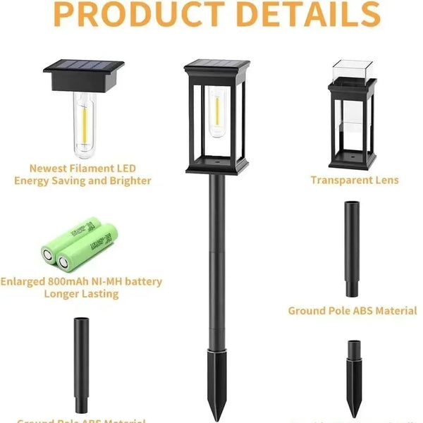 Solar Glow Pathway Lights